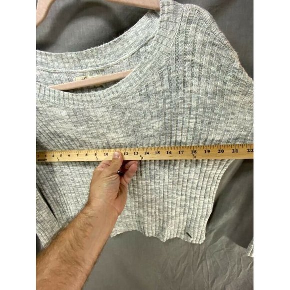 Hollister Sweater Womens Small Grey Round Neck‎ Long Sleeve Pullover Ladies. - Picture 6 of 8